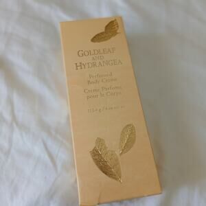 Thymes Goldleaf and Hydrangea Perfumed Body Creme 4oz Rare - Discont scent NIB